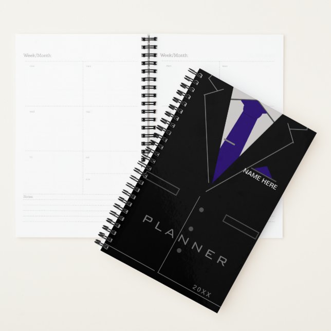 Funny Business Planner with Custom Name and Year (Display)