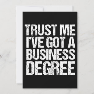 Funny Business School Graduation Personalised Grad Card