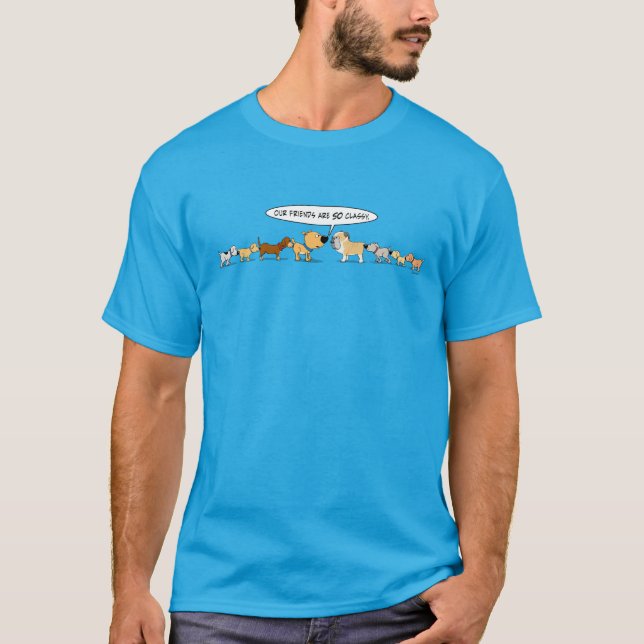 Funny Butt Sniffing Dogs Shirt (Front)