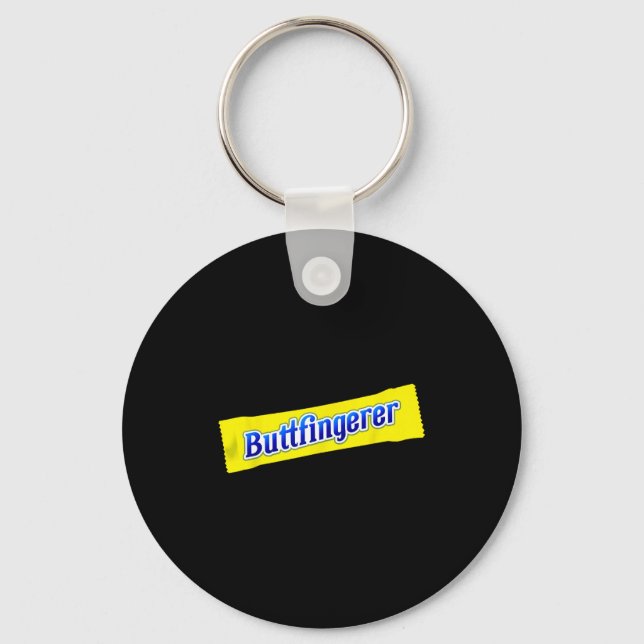 Funny Buttfingerer Inappropriate Offensive Adult D Key Ring (Front)