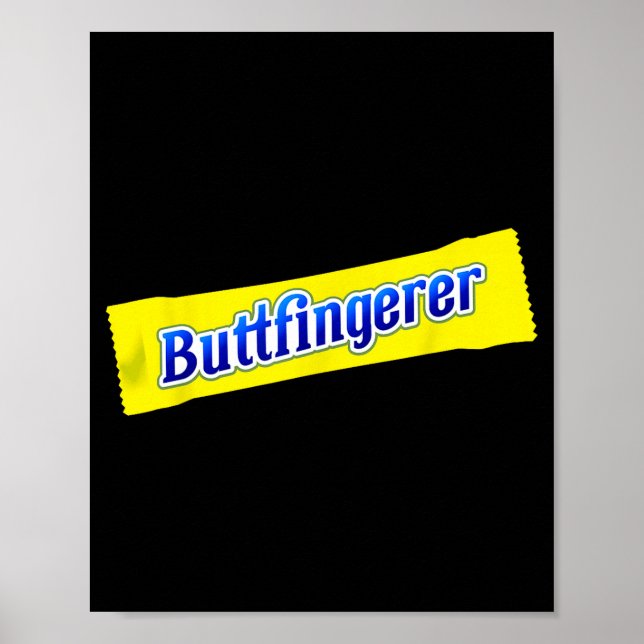 Funny Buttfingerer Inappropriate Offensive Adult D Poster (Front)