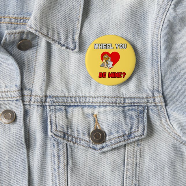 FUNNY! Button Caveman - Wheel You be mine? (In Situ)