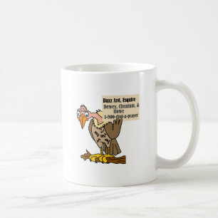 Funny Buzzard Lawyer Joke Cartoon Coffee Mug