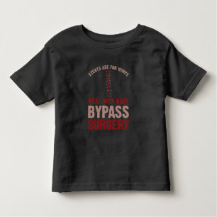 Funny Bypass Open Heart Surgery Recovery Gift Toddler T-Shirt