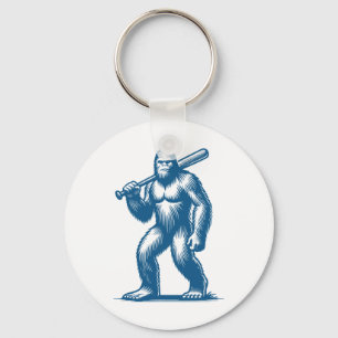 Funny Bysebyll Bigfoot Sasquatch Bysebyll Player M Key Ring