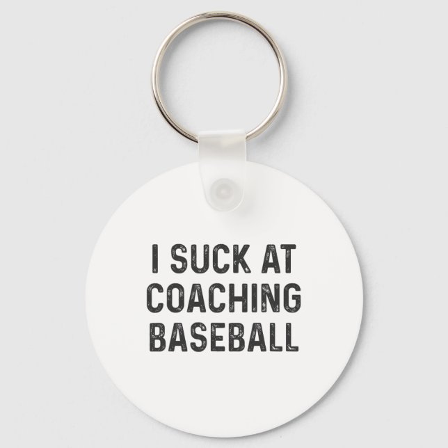 Funny Bysebyll Coach  Key Ring (Front)