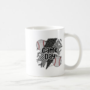 Funny Bysebyll Team Vintage Game Day Bysebyll Ligh Coffee Mug
