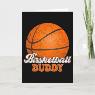 Funny Bysketbyll Buddy Family Matching For Men Wom Card