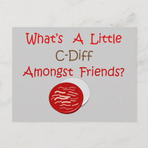 Funny C-Diff Nurse T-Shirts & Gifts Postcard