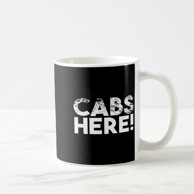 Funny Cabs Here - Funny Guido New Jersey Gtl Shore Coffee Mug (Right)
