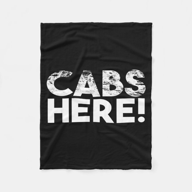 Funny Cabs Here - Funny Guido New Jersey Gtl Shore Fleece Blanket (Front)