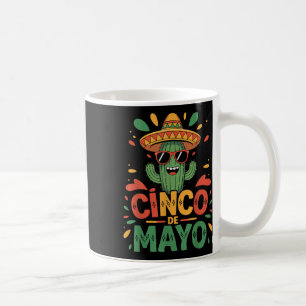 Funny Cactus And Sombrero Cinco De Mayo Cactus Som Coffee Mug