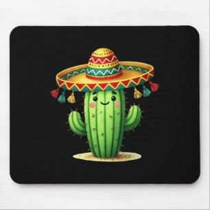 Funny Cactus Cinco De Mayo Boys Toddler Kids Mexic Mouse Pad