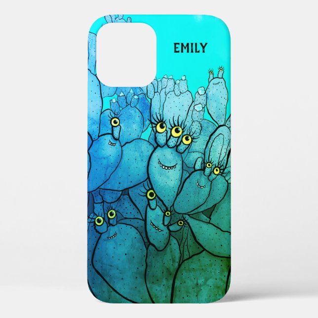 Funny Cactus Succulent Name Case-Mate iPhone Case (Back)