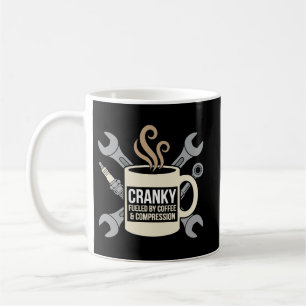 Funny café Mechanic Cranky Engine Crankshaft Coffee Mug