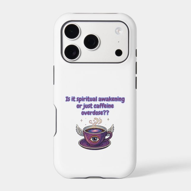 Funny Caffeine Overdose Spiritual Awakening gifts (Back)