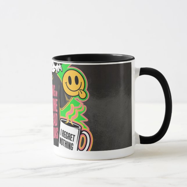 Funny Caffeine Quote Mug (Right)