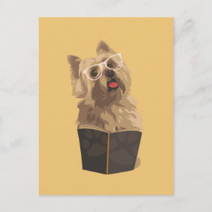 Funny Cairn Terrier Postcard for Dog Lovers