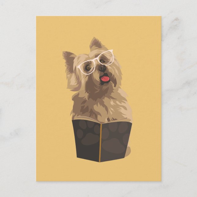 Funny Cairn Terrier Postcard for Dog Lovers (Front)