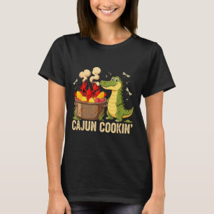 Funny Cajun Louisiana Boil Alligator Crawfish Mard T-Shirt