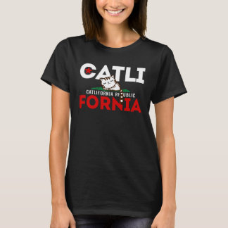 Funny California Catlifornia Cute Cat T-Shirt