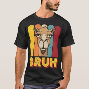 Funny Camel Bruh Meme T-Shirt