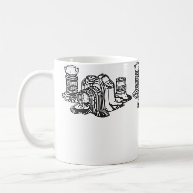 Funny Camera Gift For Photographers Men Women Phot Coffee Mug (Left)