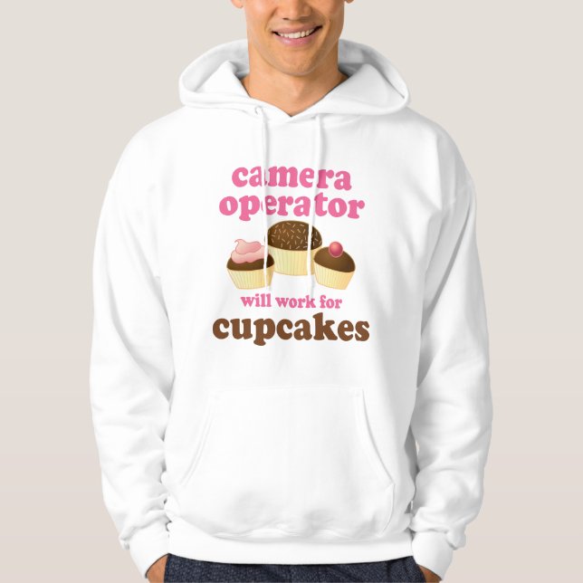 Funny Camera Operator Hoodie (Front)