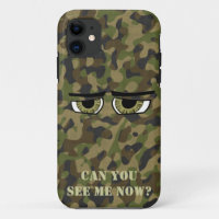 Funny Camouflaged  Eyes, Military, Hunters, Army
