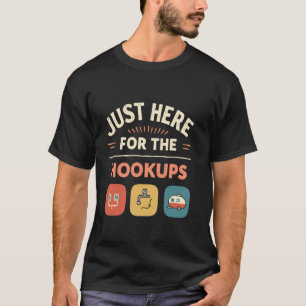 Funny Camp RV Camper Camping I'm Just Here For The T-Shirt
