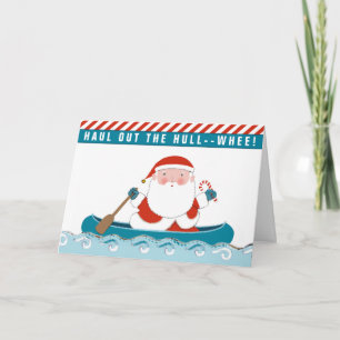 funny camper Christmas Holiday Card
