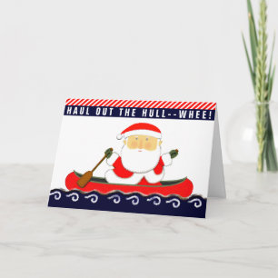 funny camper Christmas Holiday Card