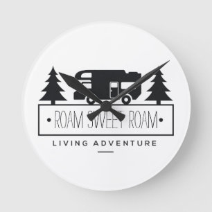 Funny Camper RV Home   Retired RVer Rving Roam Round Clock