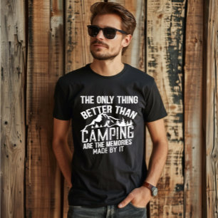 Funny camper slogan summer camping quotes T-Shirt