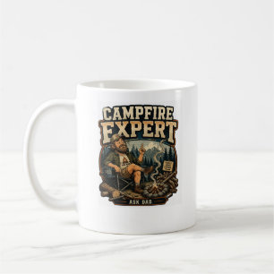 Funny Campfire Expert Coffee Mug Camping Gift