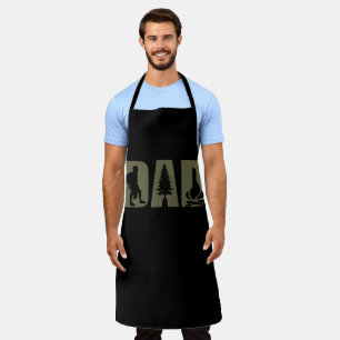 Funny camping camper hiking hiker dad apron