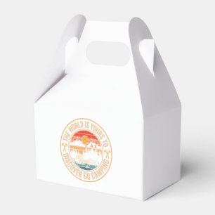 Funny Camping Campfire Smores Quote Favour Box