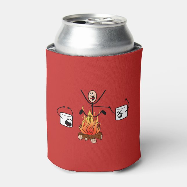 Funny Camping Can Cooler (Can Front)