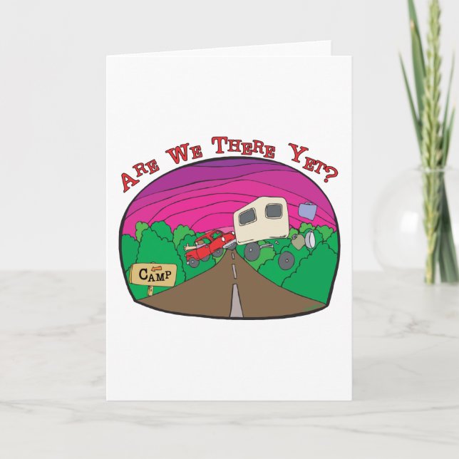 Funny Camping Card (Front)