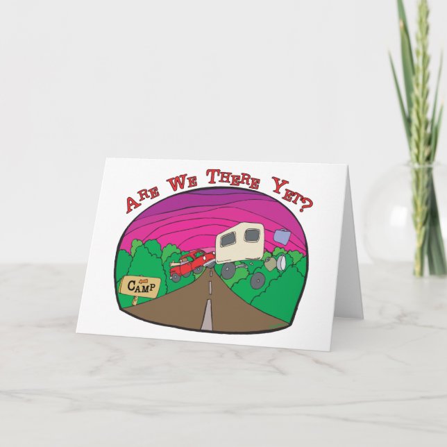Funny Camping Card (Front)