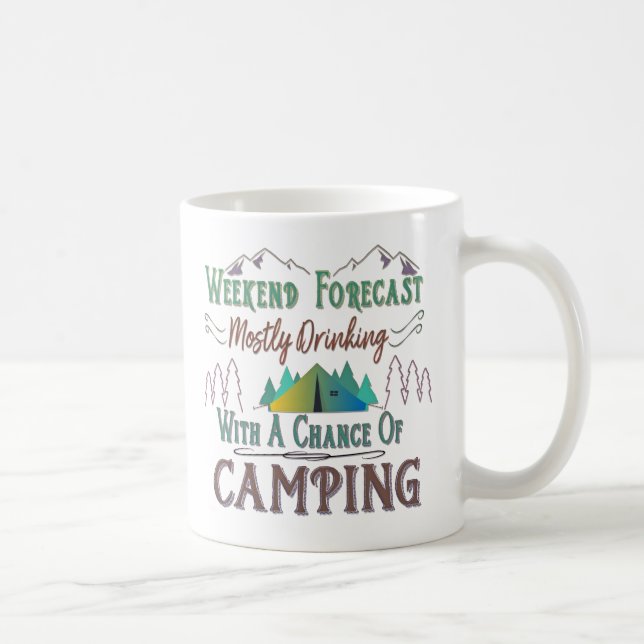Funny Camping Coffee Mug (Right)