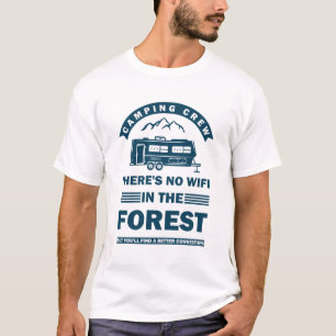 Funny Camping Crew Family Outdoor Vacation T-Shirt