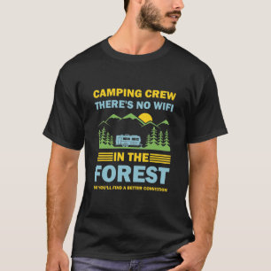 Funny Camping Crew Family Outdoor Vacation T-Shirt