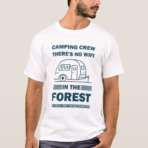 Funny Camping Crew Family Outdoor Vacation T-Shirt