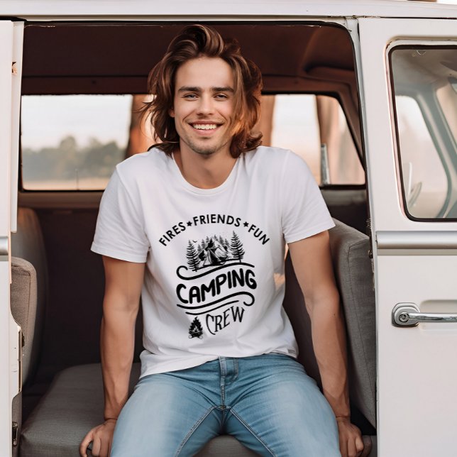 Funny camping crew slogan camper friends T-Shirt (Creator Uploaded)