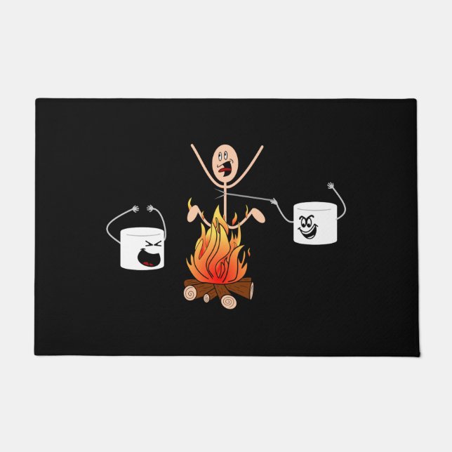 Funny Camping Doormat (Front)