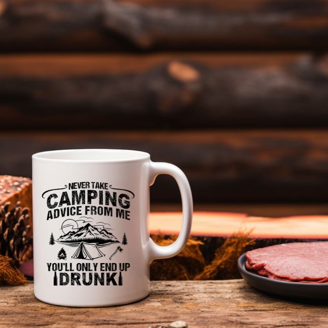 Funny camping drinking sayings mug (Creator Uploaded)