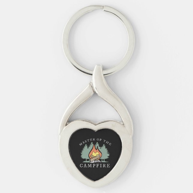 Funny Camping Gift Key Ring (Front)