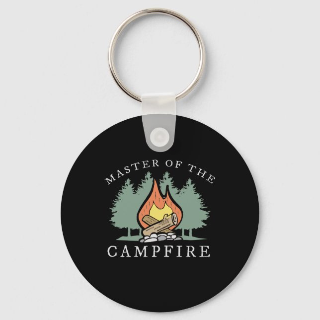 Funny Camping Gift Key Ring (Front)