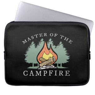 Funny Camping Gift Laptop Sleeve